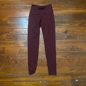 Maroon Old Navy Full Length Leggings